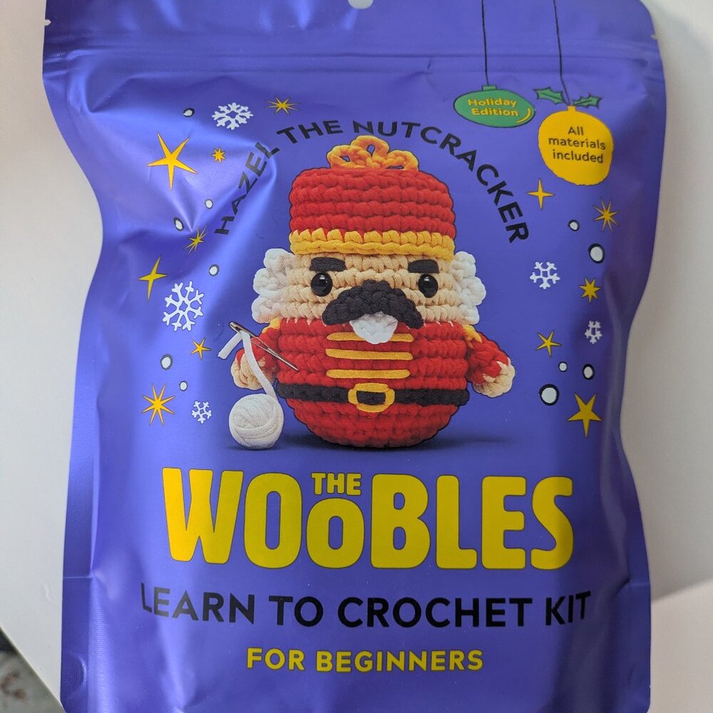 Set of 2 The Woobles Holiday Edition Learn to Crochet Kits, Brand New - Picture 2 of 5